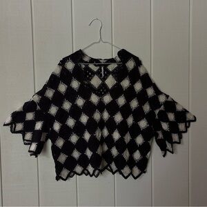 Free People Beach House Crochet Top Size M/L